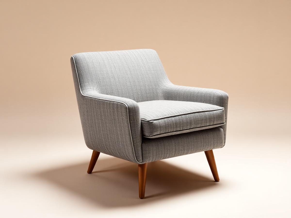 Carmi Lounge Armchair — Solid ash frame, wool blend seat