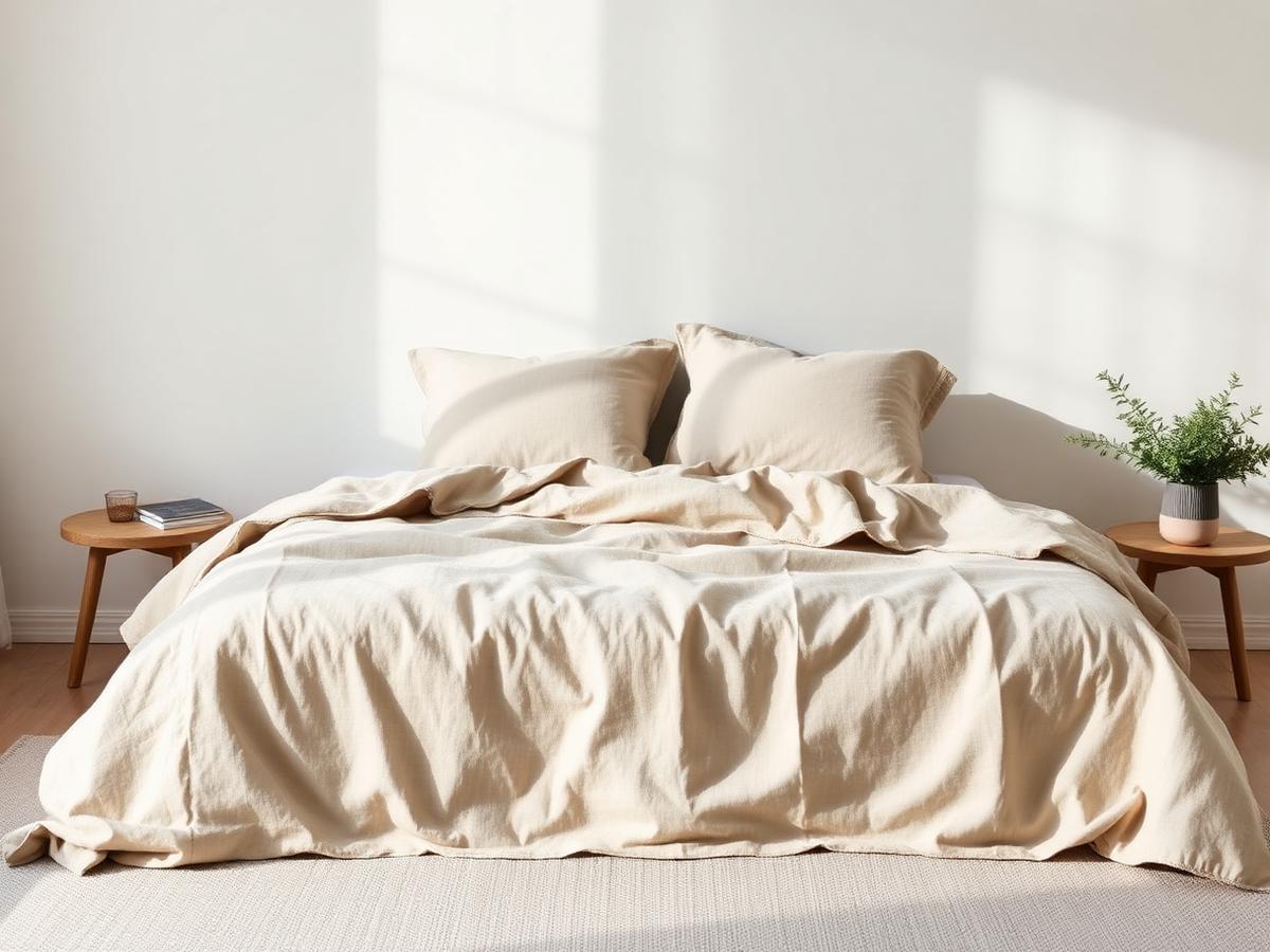 Washed Linen Bed Set — 100% stonewashed linen