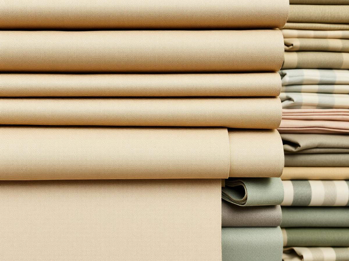 Jacquard Curtain Fabric — Polyester / viscose blend