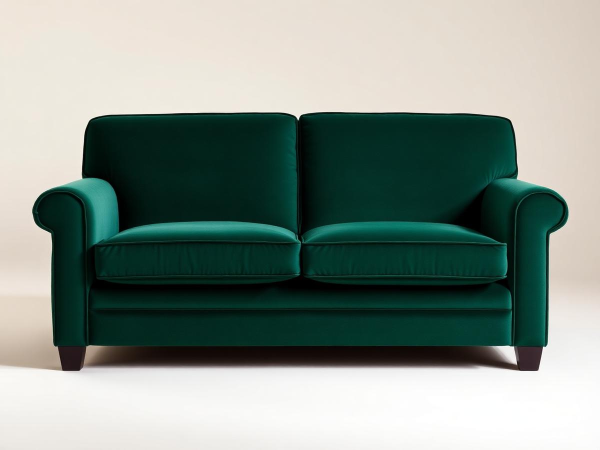 Firenze 2-Seater Velvet Sofa — Hardwood frame, cotton velvet cover