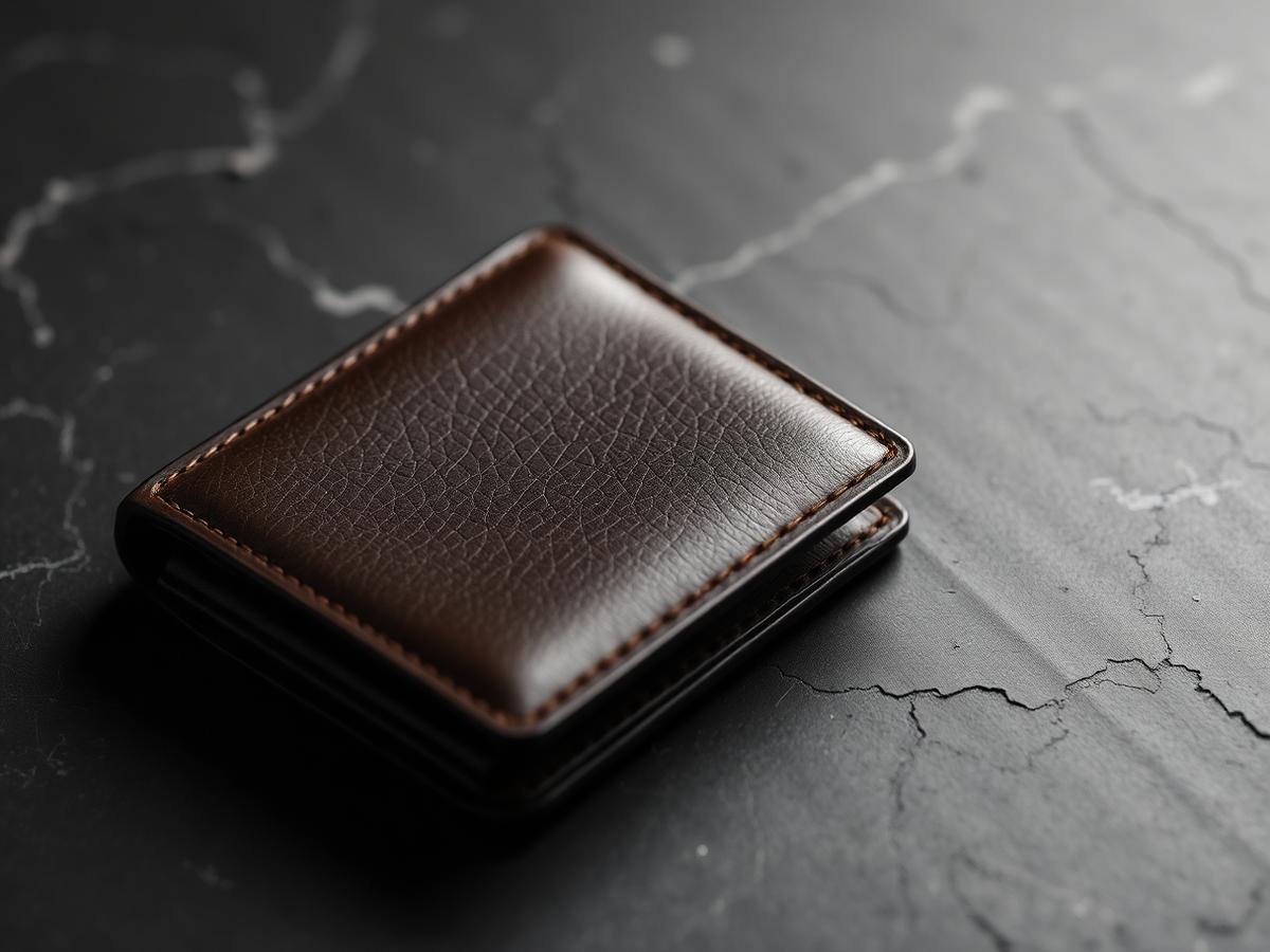 Bifold Leather Wallet — Full-grain leather